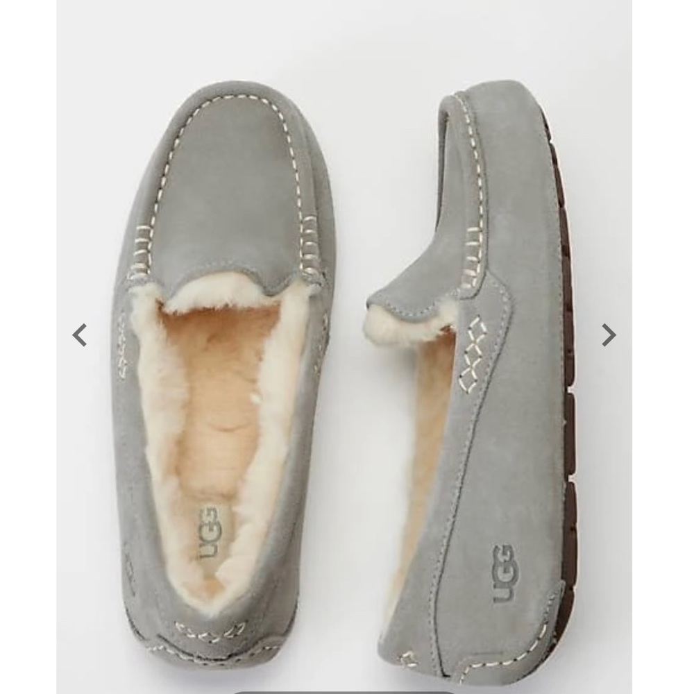UGG Ansley wool slippers / driving Mocs sz 7